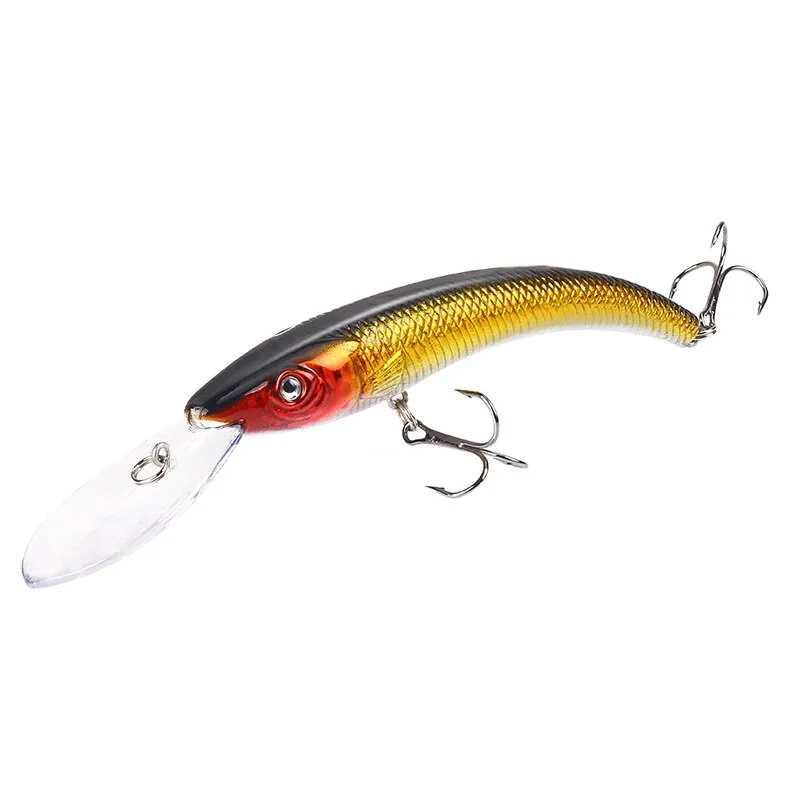 1 PCS 15.5cm / 16.3g Wobbler Fishing Lure Big Crank Bait Minnow Bass Trolling Artificial Bait Pike Carp Lures Fishing