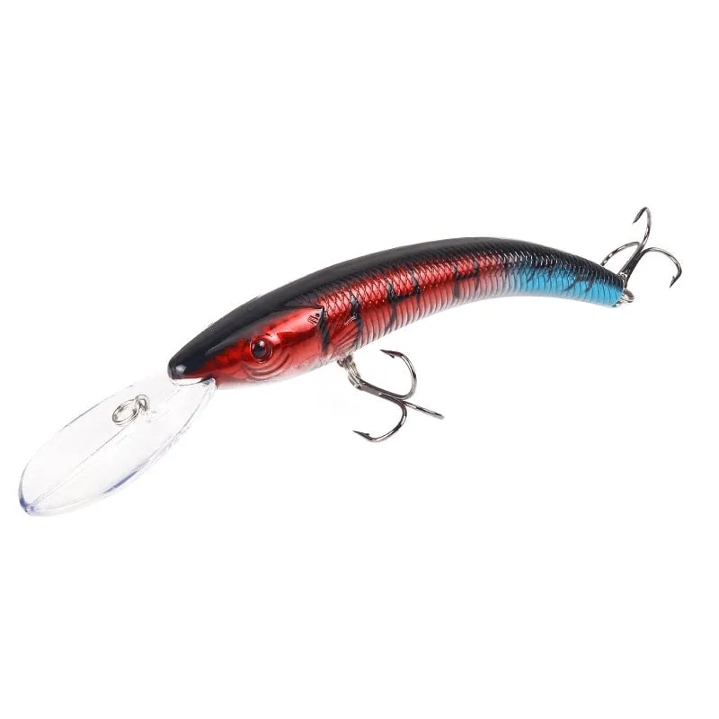 1 PCS 15.5cm / 16.3g Wobbler Fishing Lure Big Crank Bait Minnow Bass Trolling Artificial Bait Pike Carp Lures Fishing