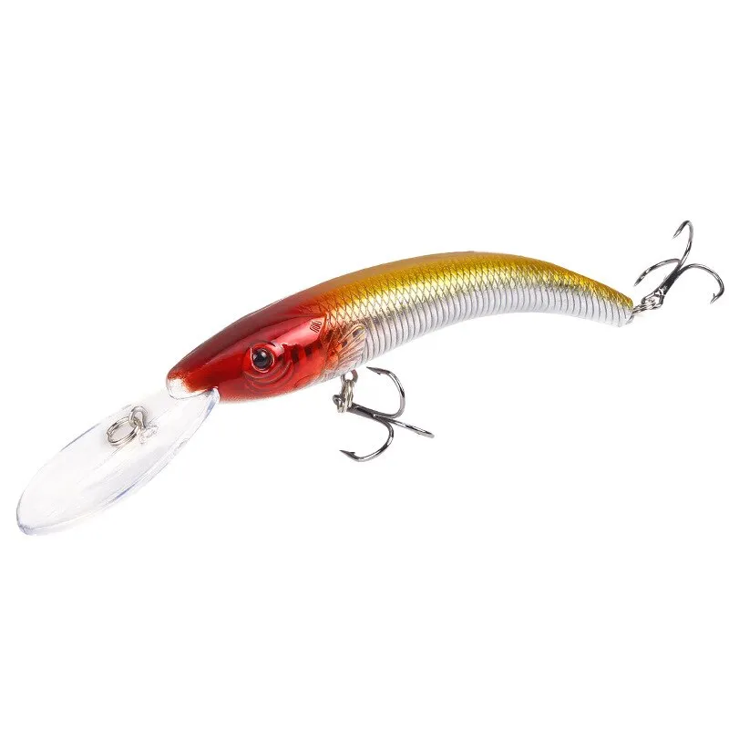 1 PCS 15.5cm / 16.3g Wobbler Fishing Lure Big Crank Bait Minnow Bass Trolling Artificial Bait Pike Carp Lures Fishing