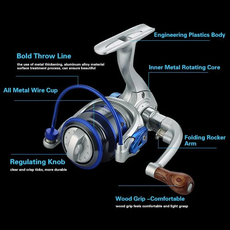 10 Bearings Spinning Fishing Reel