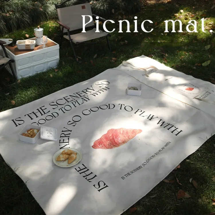 100 x 150cm Oxford Cloth Outdoor Picnic Mat Can Be Used As A Shoulder Bag Easy To Carry(Good Time)