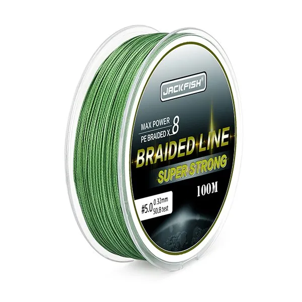 100m 8 Strand PE Braided Fishing Line 10-80LB Multifilament Fishing Lines For Carp Fishing Tackle Saltwater Fishing