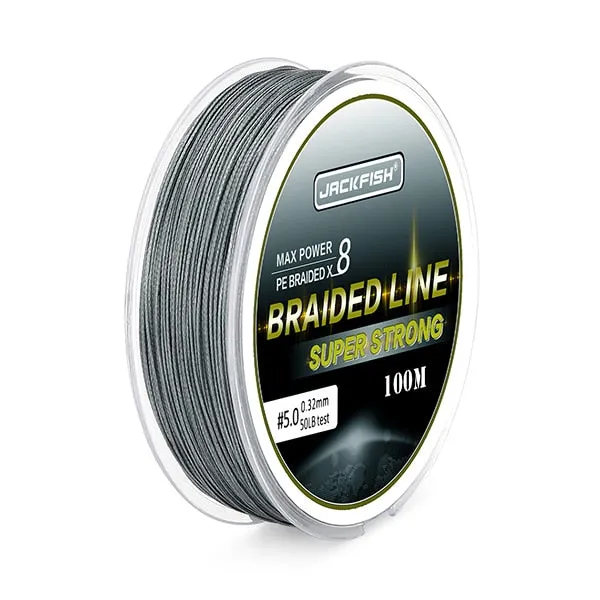 100m 8 Strand PE Braided Fishing Line 10-80LB Multifilament Fishing Lines For Carp Fishing Tackle Saltwater Fishing