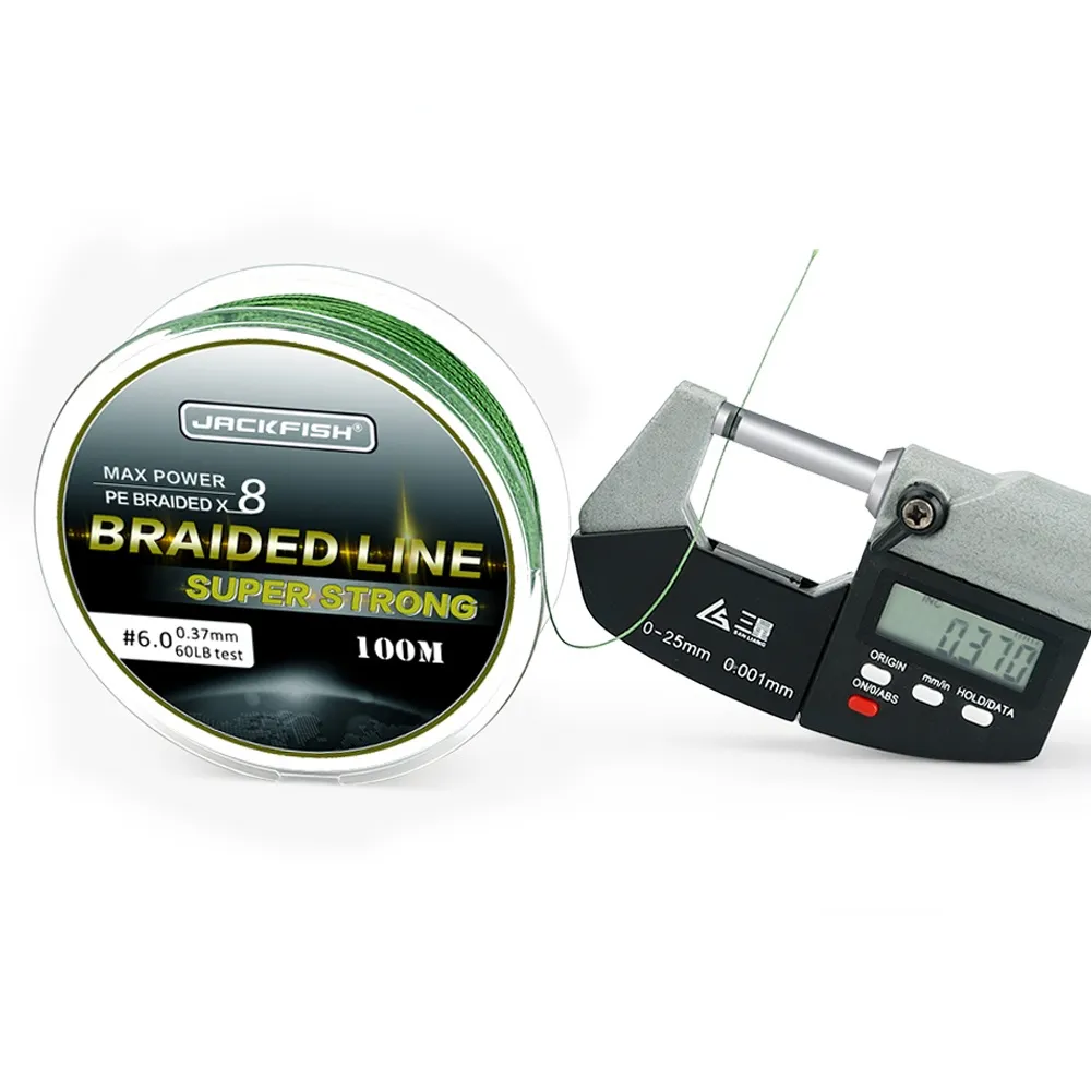 100m 8 Strand PE Braided Fishing Line 10-80LB Multifilament Fishing Lines For Carp Fishing Tackle Saltwater Fishing