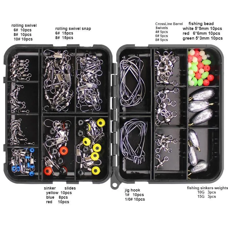 160pcs Fishing Accessories Set