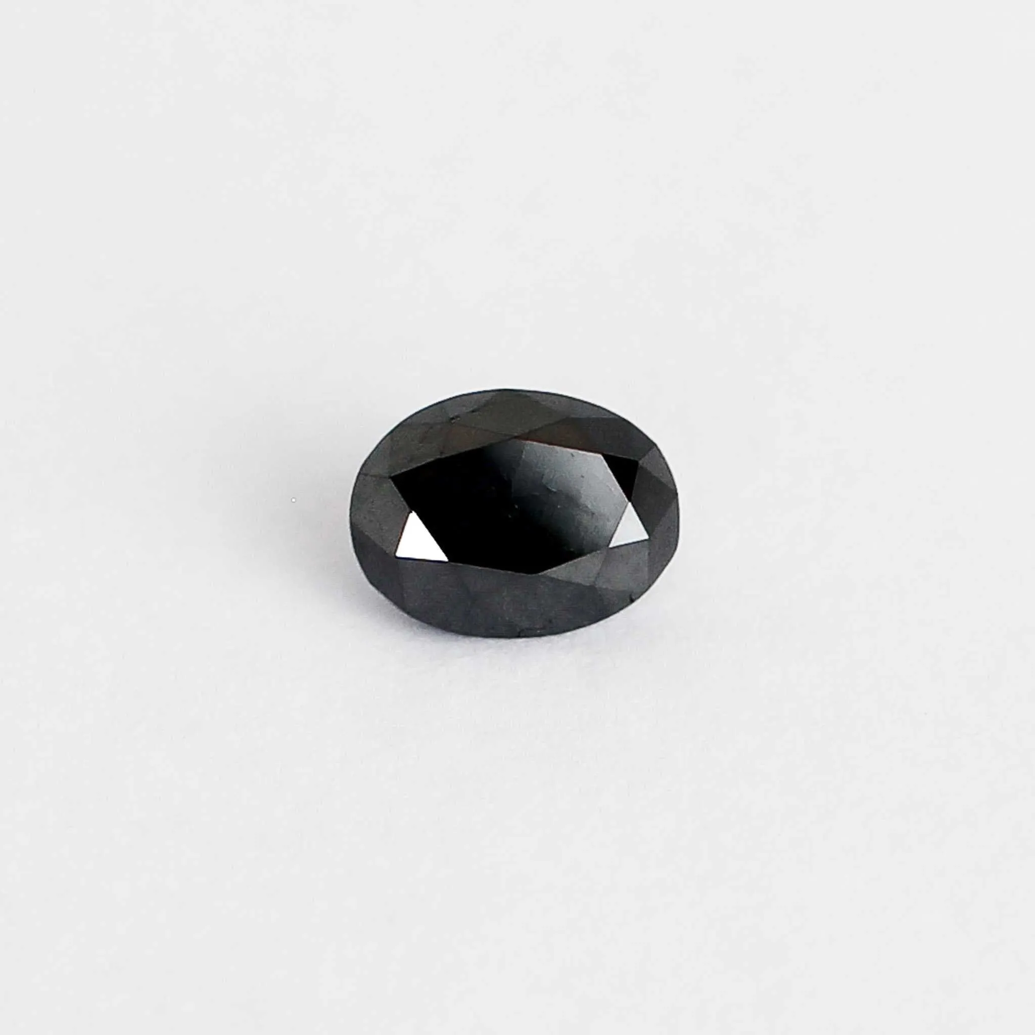 1.67ct Oval Black Diamond