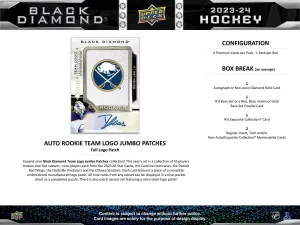 2023-24 Upper Deck Black Diamond Hockey CDD Exclusive Hobby Box