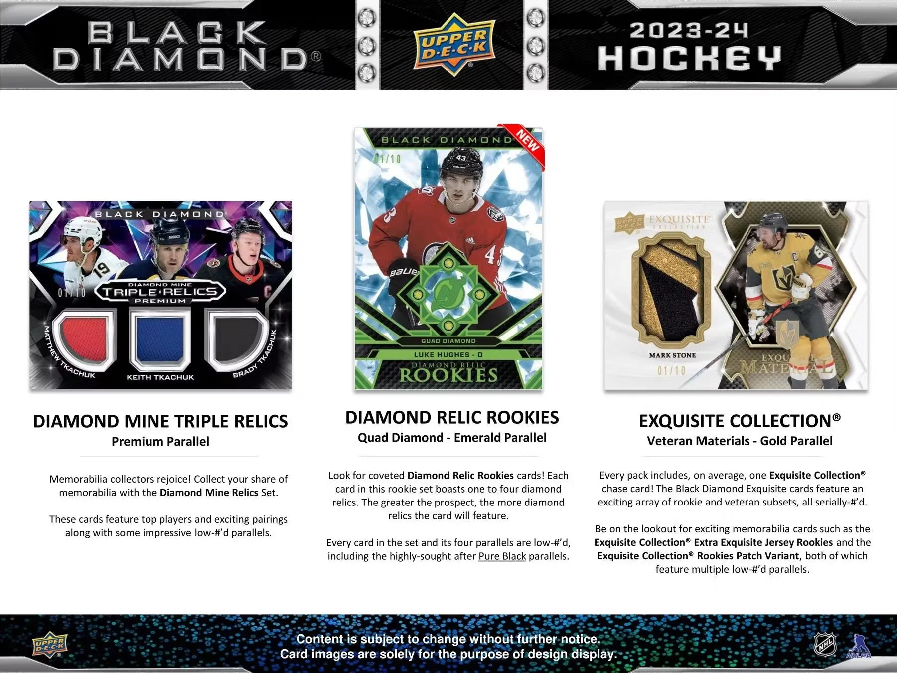 2023-24 Upper Deck Black Diamond Hockey CDD Exclusive Hobby Box