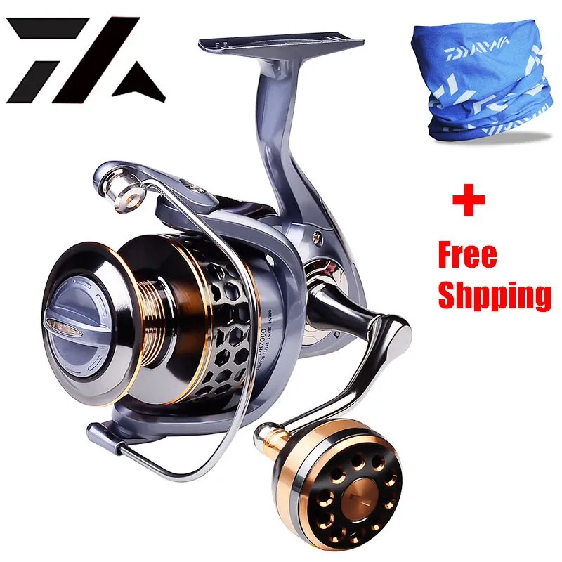 21KG Spool Fishing Reel Gear 5.2:1 Ratio High Speed Spinning Reel Casting Reel Carp For Saltwater