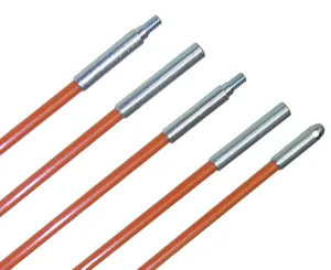 3/16" Fiberfish II Kit, Plastic Coated Rods - 3' (24' Total)