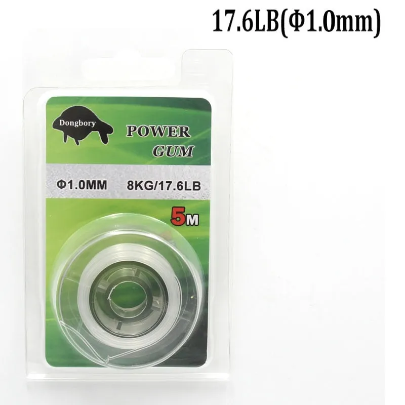 5m Capr Fishing Line Power Gum for Carp Rig Feeder & Legering Rigs Hooklink Tackle Fishing Carp Material