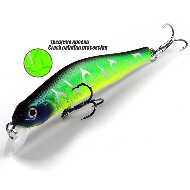 8.5g professional quality magnet weight fishing lures minnow crank hot model Artificial Bait Tackle