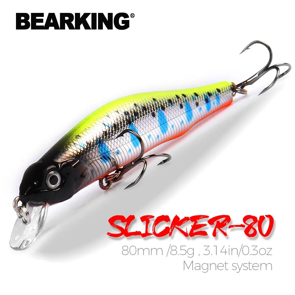 8.5g professional quality magnet weight fishing lures minnow crank hot model Artificial Bait Tackle