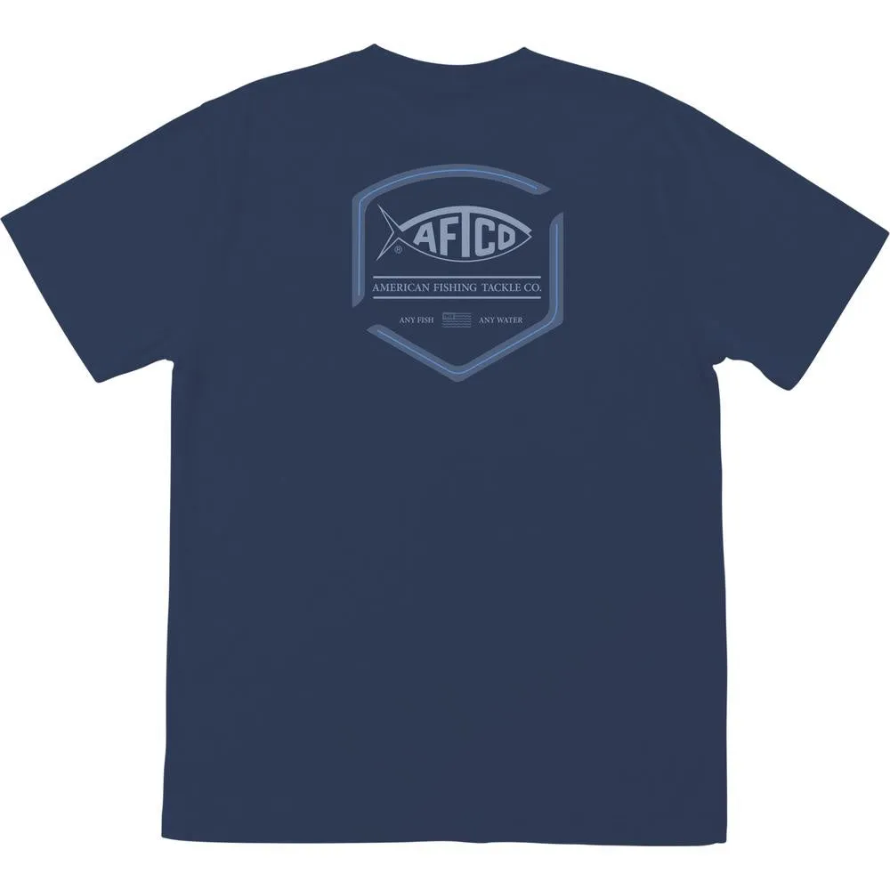 AFTCO Men's Flipper Tee/Navy