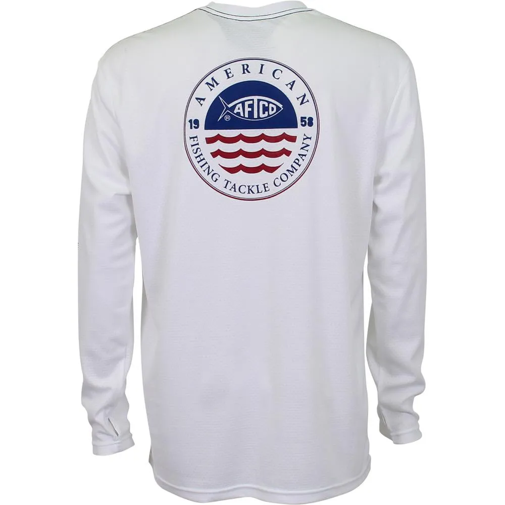 AFTCo Men's Frontline Performance LS Shirt/White