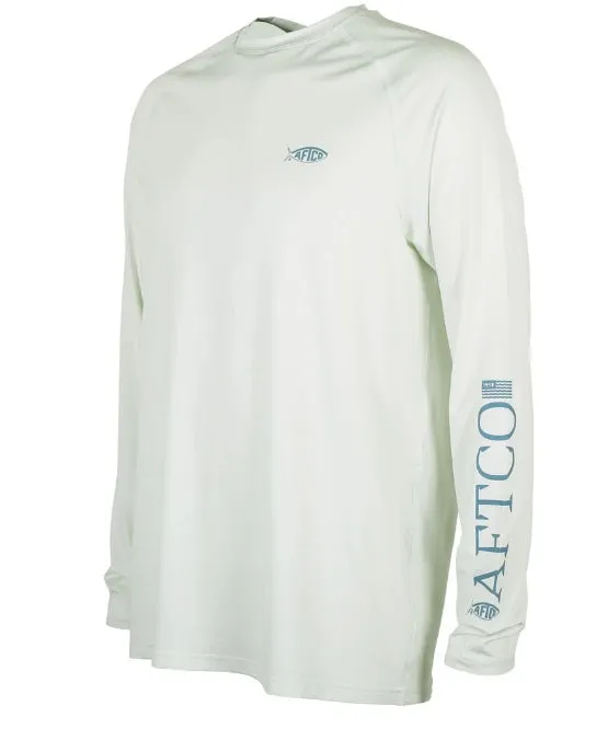 AFTCO Men's Yurei LS Shirt/Vapor Heather