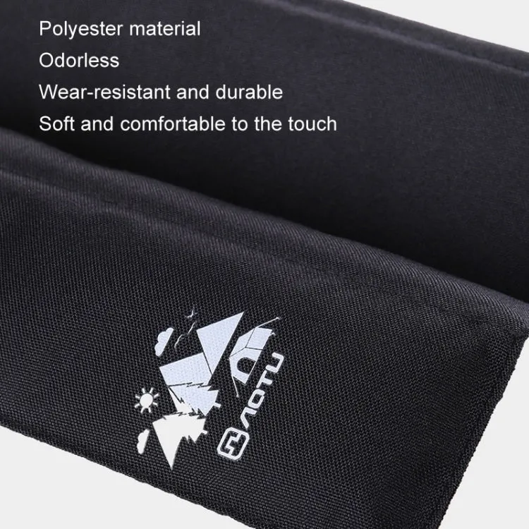 AOTU AT6225 Portable Waterproof Picnic Cushion Moisture-Proof Camping Cushion Thickened Outdoor Beach Travel Folding Small Cushion, Color: 4 Fold Black