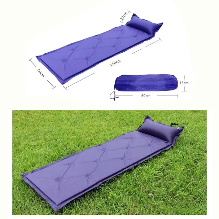 Automatic Inflatable Sleeping Pad Moisture Proof Pad with Pillow