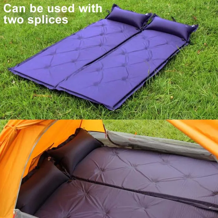 Automatic Inflatable Sleeping Pad Moisture Proof Pad with Pillow