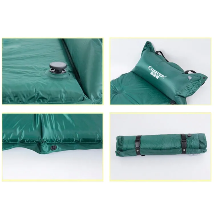 Automatic Inflatable Sleeping Pad Moisture Proof Pad with Pillow