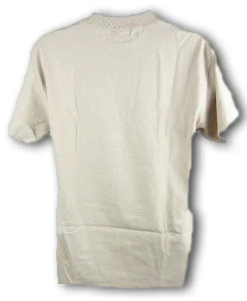 Browning Men's Newspaper Short Sleeve Buckmark T-Shirt Sand Beige