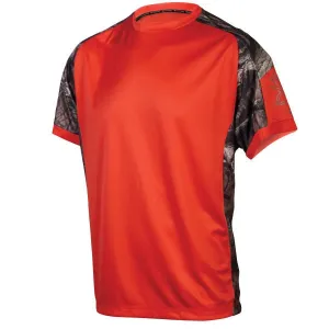 Browning Men's Performance Camo Blocked Short Sleeve Tech Tee Blaze