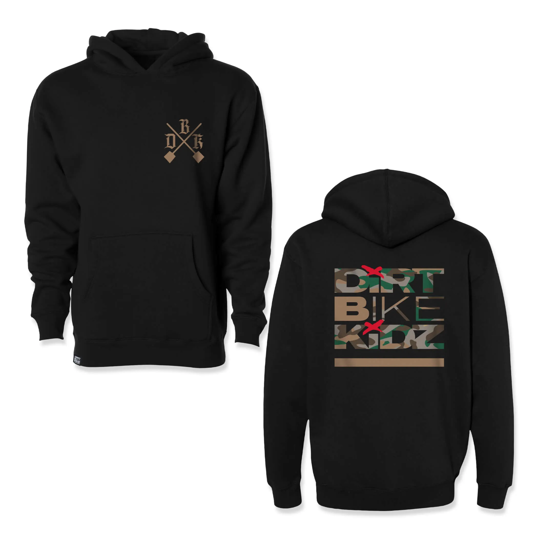 Camo Shovels - Youth Hoodie