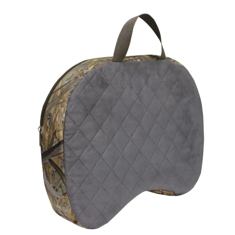 Camouflage Shaped Portable Camping Thickened Cushion, Size: 40x29x7cm(New Reed)