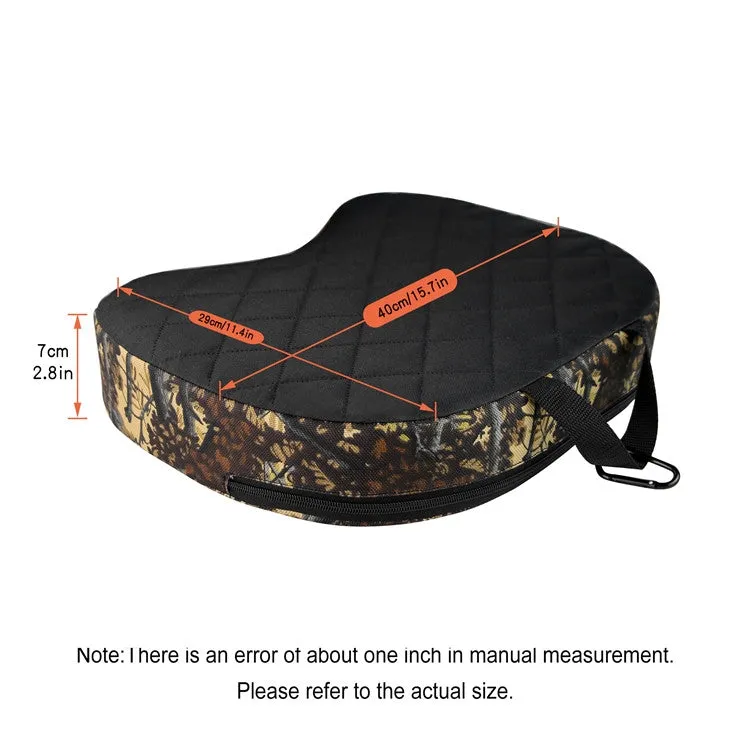 Camouflage Shaped Portable Camping Thickened Cushion, Size: 40x29x7cm(New Reed)