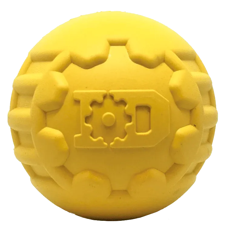 Chew Resistant Toy | Rubber Yellow Ball