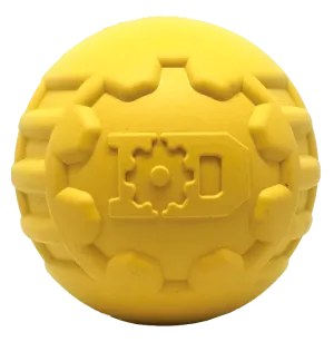 Chew Resistant Toy | Rubber Yellow Ball