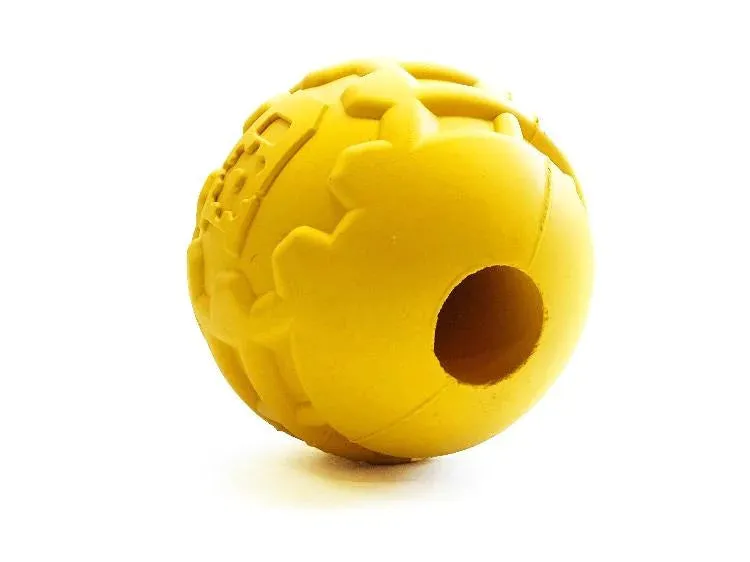 Chew Resistant Toy | Rubber Yellow Ball