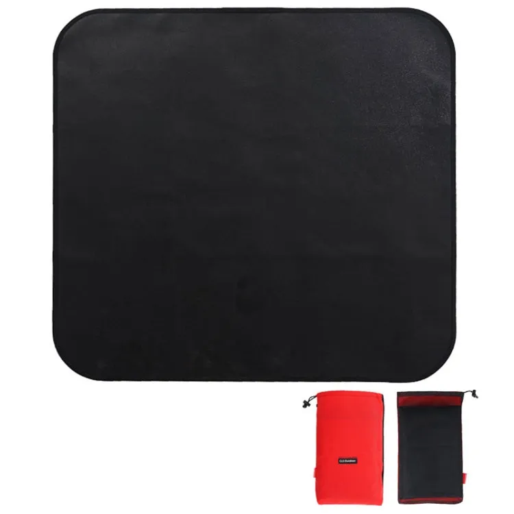 CLS Outdoor Camping Silicone Fireproof Cloth Picnic Barbecue Heat Insulation Pad, Size: L: 600x520mm