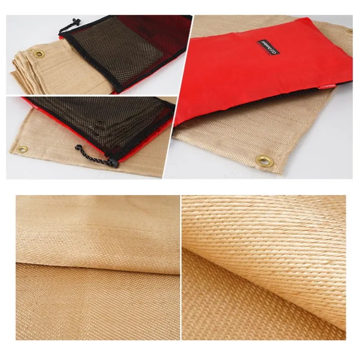 CLS Picnic Barbecue Heat Insulation Pad Glass Fiber Flame Retardant Cloth Small (46x44 cm)