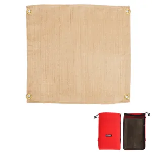 CLS Picnic Barbecue Heat Insulation Pad Glass Fiber Flame Retardant Cloth Small (46x44 cm)