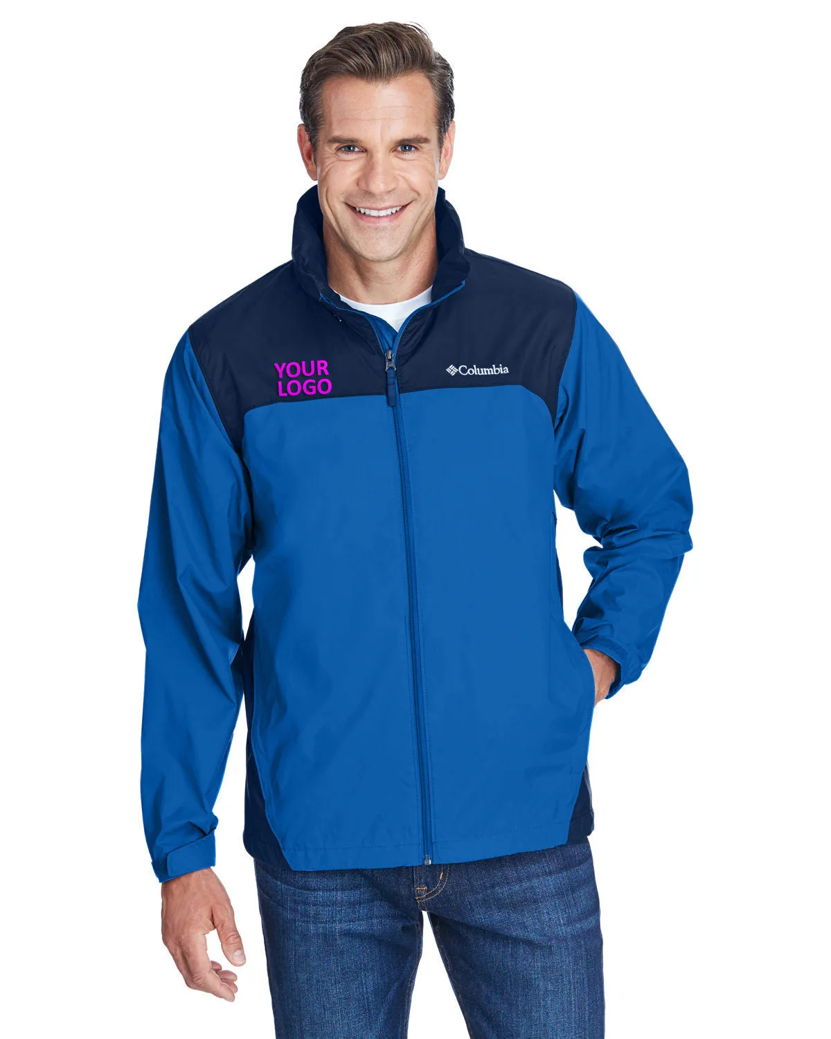 Columbia Glennaker Lake Rain Jacket, Blue Jay