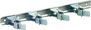 Crawford SG4 Tool Storage Clip Bar, 4-Compartment, Steel :CD: QUANTITY: 1