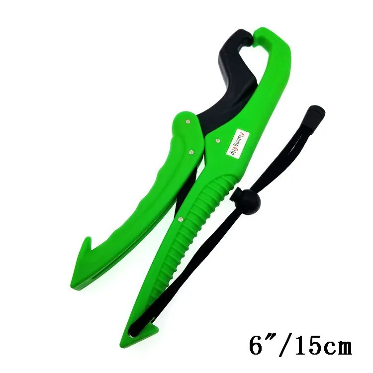 Fish Grabber Plier Controller Practical Fishing Gripper Gear Tool ABS Grip Tackle Holder Fish Clamp with Adjustable Rope