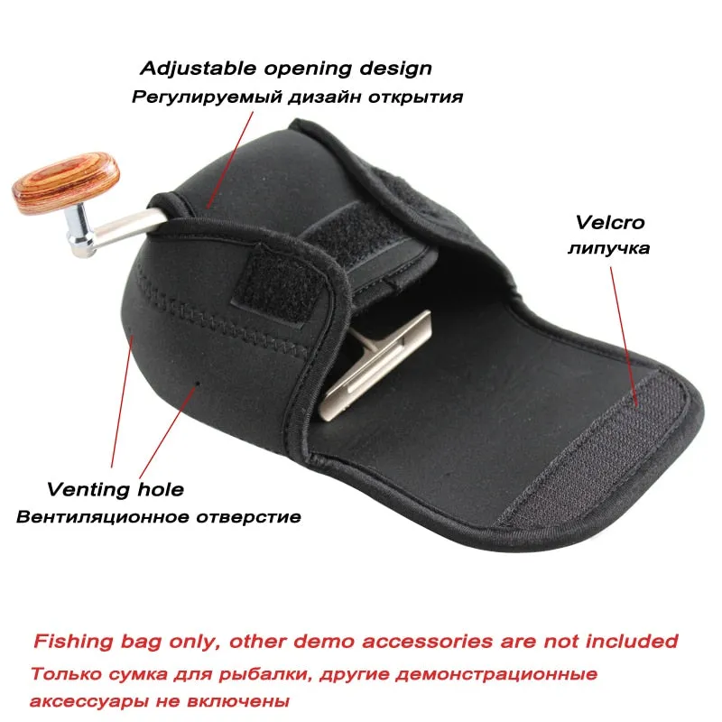 Fishing Bag Spinning Fishing Reel Bag S/M/L Olta Neoprene Reel Protective Case Cover Pesca Outdoor Fishing Tackle PJ127