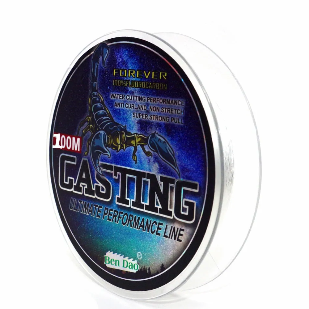 Fishing Fish Fluorocarbon Coated  Invisible Fishing Line Nylon Carp Fishing Wire  Super Strong Japanese Mater For Carp Fishing