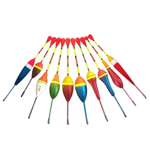 Fishing Floats Set Buoy Bobber Fishing Light Stick Floats Fluctuate Mix Size Color float buoy For Fishing Accessories