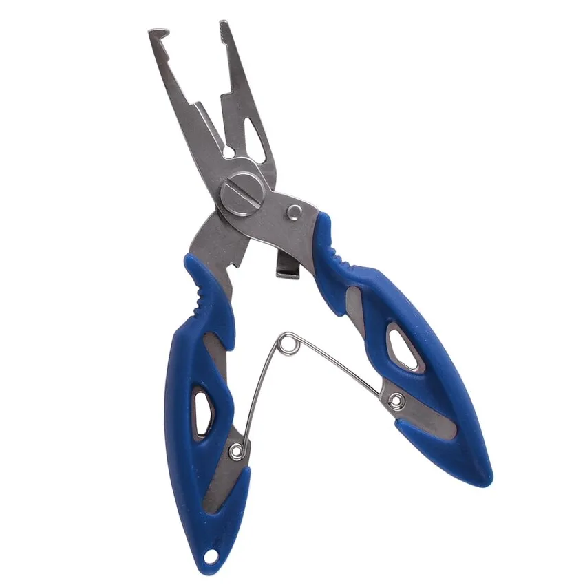 Fishing Quick Knot Tools Stainless Steel Pliers Nipper Line Cutter Clipper Hook Eye Cleaner Hook Sharpener Fly Tying Tool Tackle