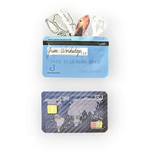 Fishing Stash Card: Credit Card Size Waterproof EDC Wallet Pouch