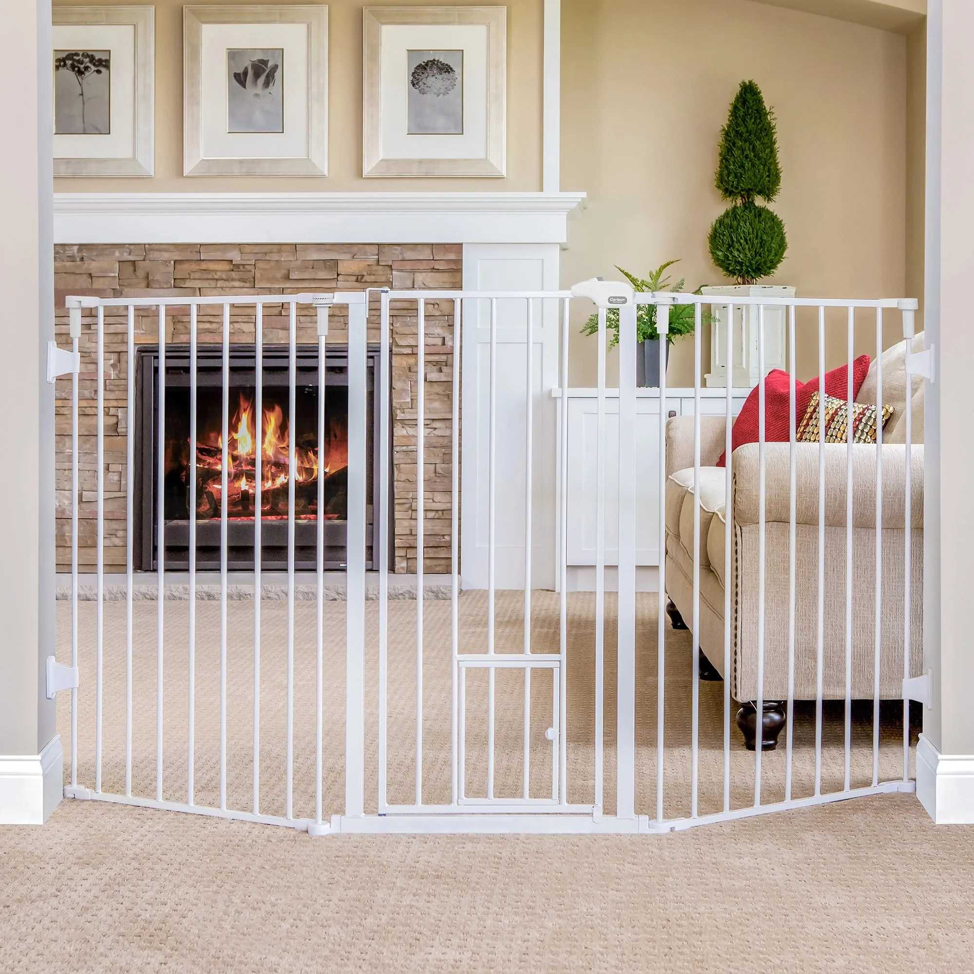 Flexi Extra Tall Walk-Thru Pet Gate