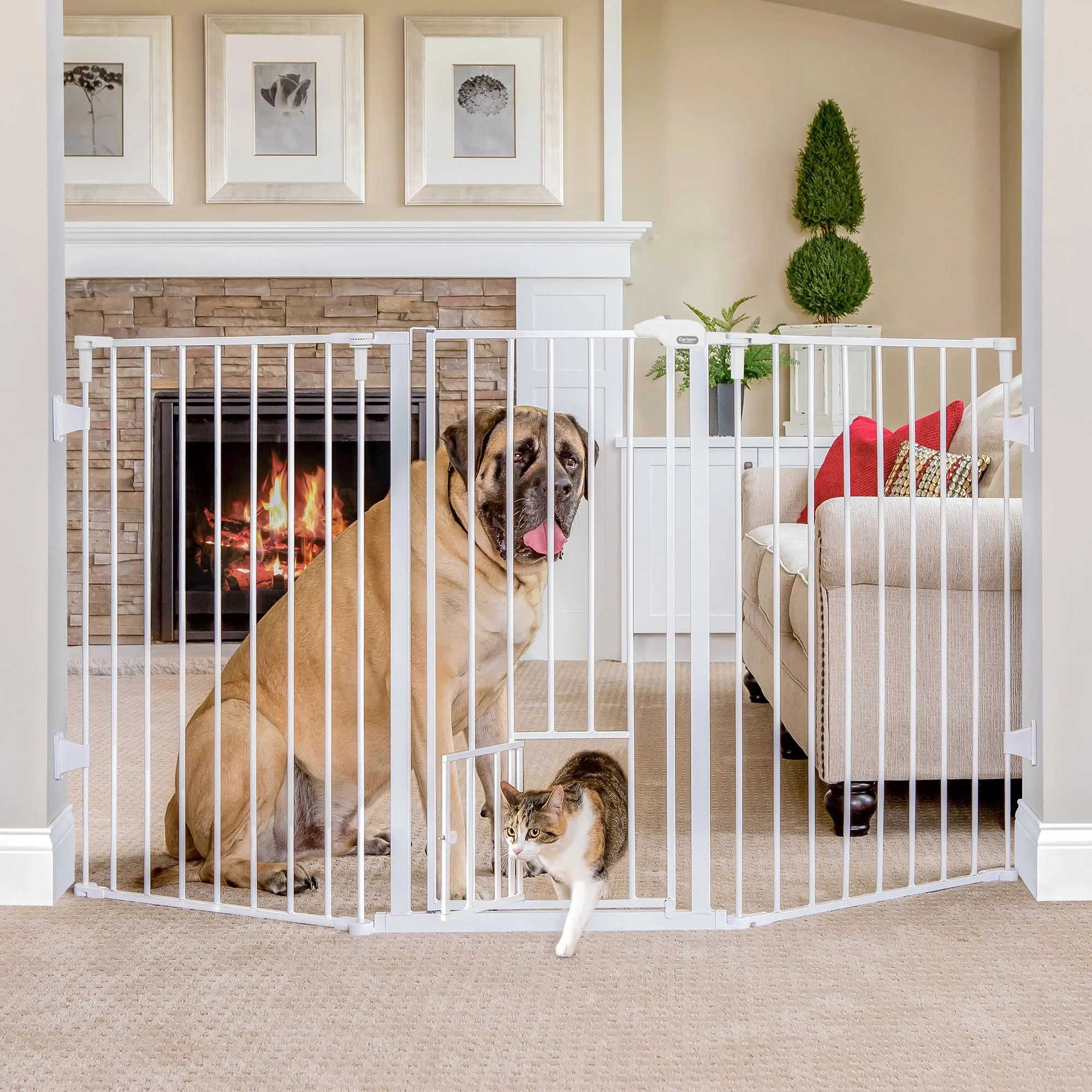 Flexi Extra Tall Walk-Thru Pet Gate