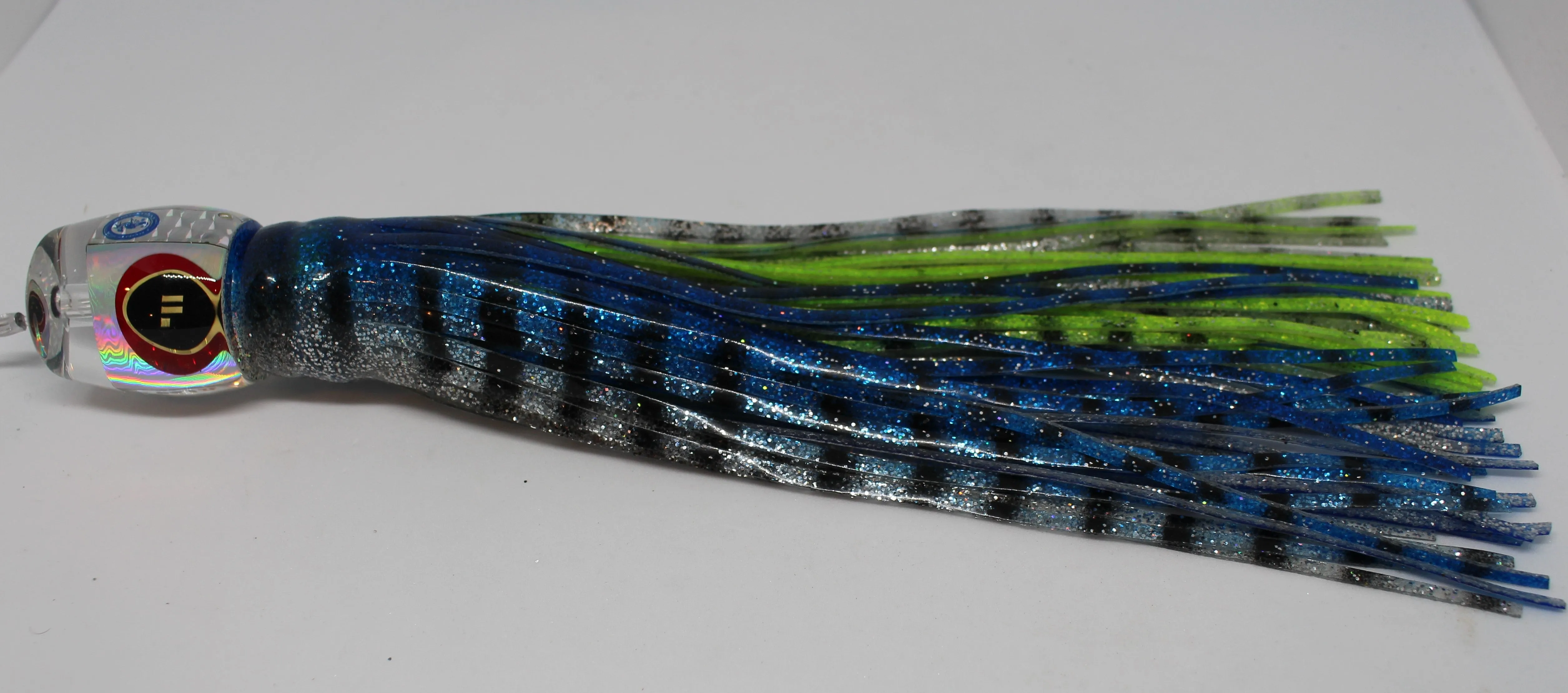 FRONTEIRA - LEO SOFT CUP FACED HEAD - 11 INCH LURE  - BLUE SALAD III