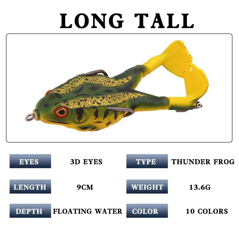 🎁Hot Sale-50% OFF🐠Double Propeller Frog Soft Bait