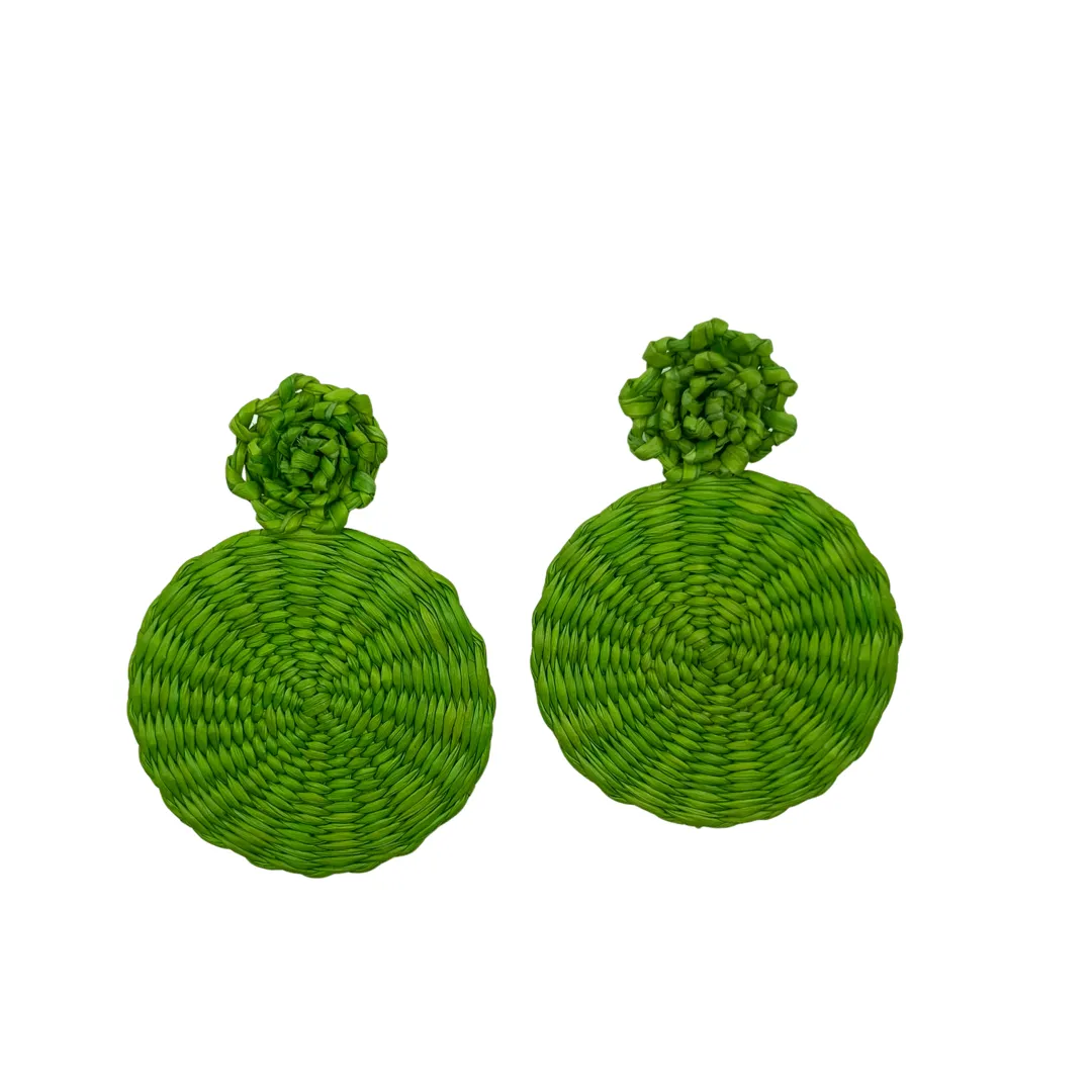 Iraca Palm Flor Earrings