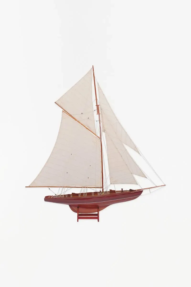 Maqueta de velero “Columbia” en madera (Pequeño)