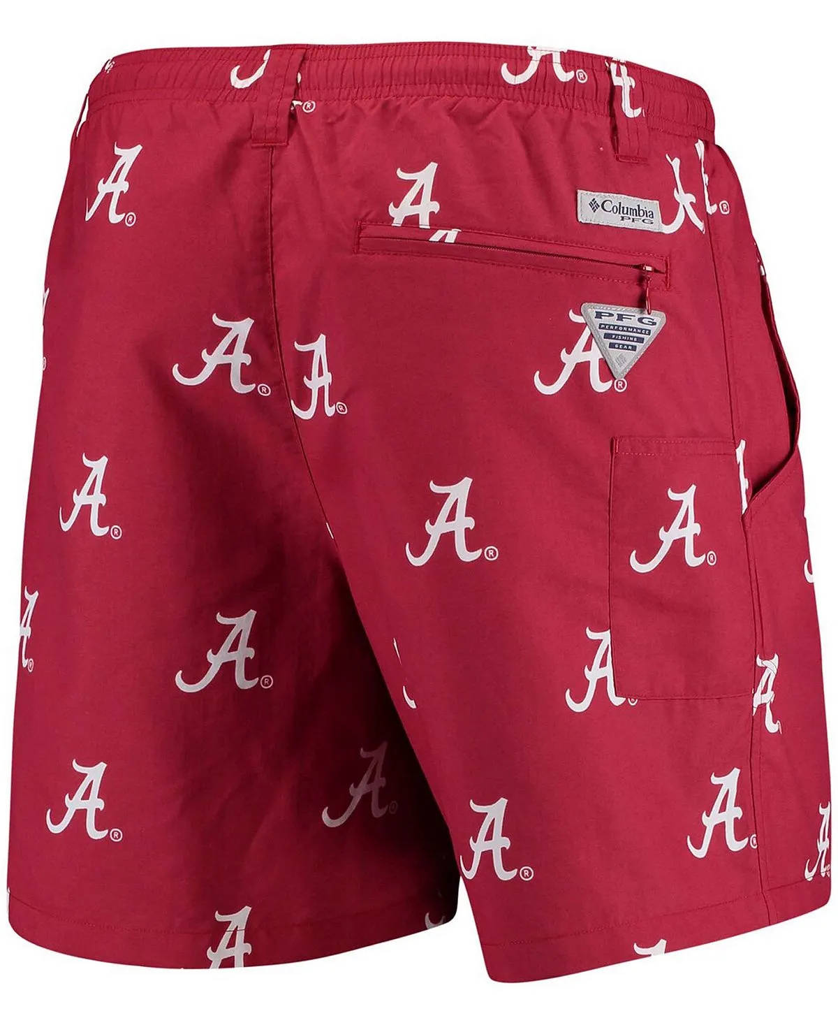 Men's shorts crimson alabama crimson tide backcast ii omni-shade hybrid Columbia